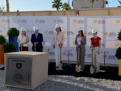  primera piedra que dará inicio a la expansión del Hospital Hispano Americano en Mexicali!