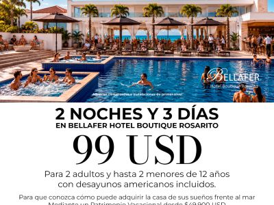 ☀️ Este verano, escápese del calor en Rosarito.